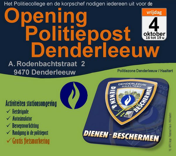 Opening politiepost