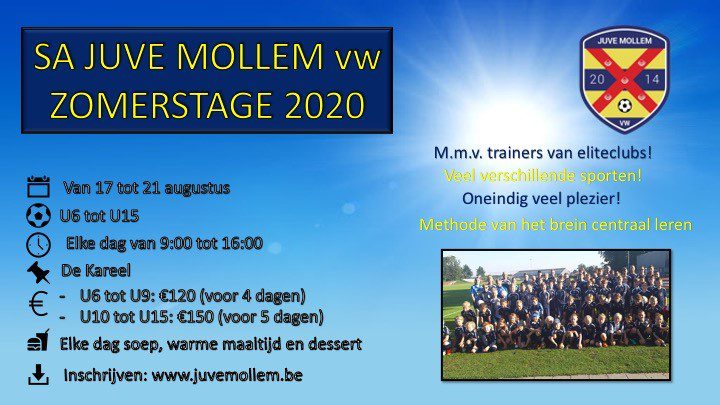 Soccer Academy Juvé Mollem - Zomerstage