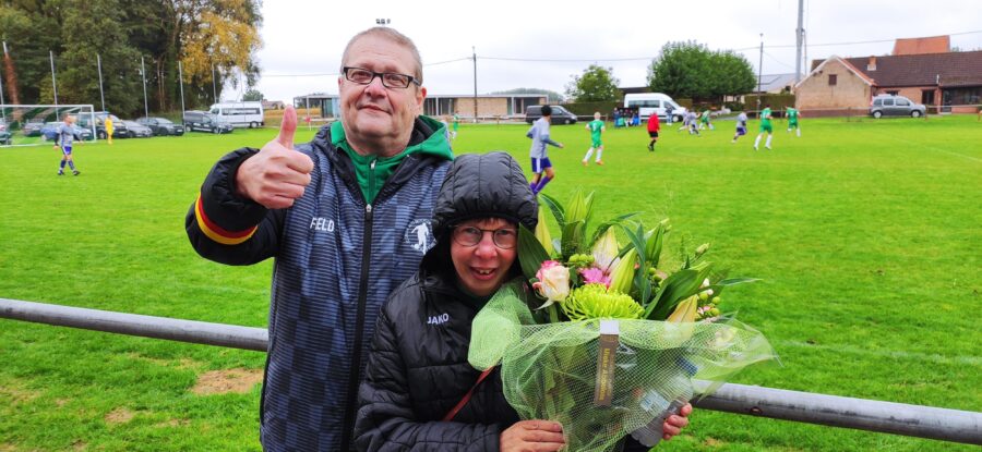 Heidi Abbeloos dertig jaar supporter van FC Cristal Boys