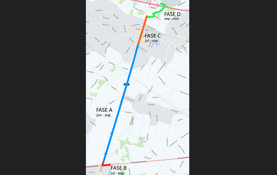 Fluvius-werken op Assesteenweg zorgen vanaf juni opnieuw voor maanden verkeershinder.