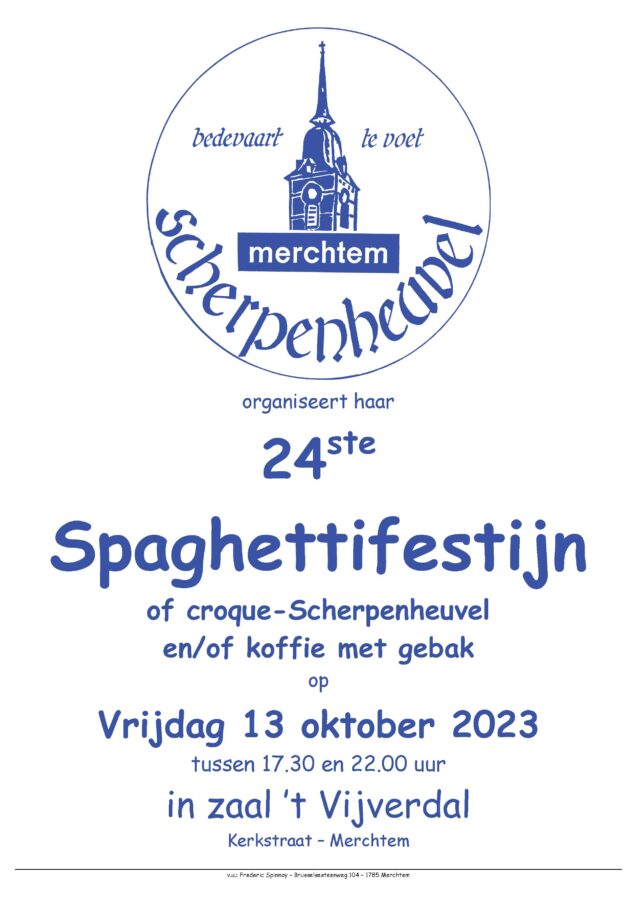 24ste spaghettifestijn Voetbedevaart Scherpenheuvel