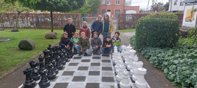 De Duizendpootrakkers in de ban van schaken