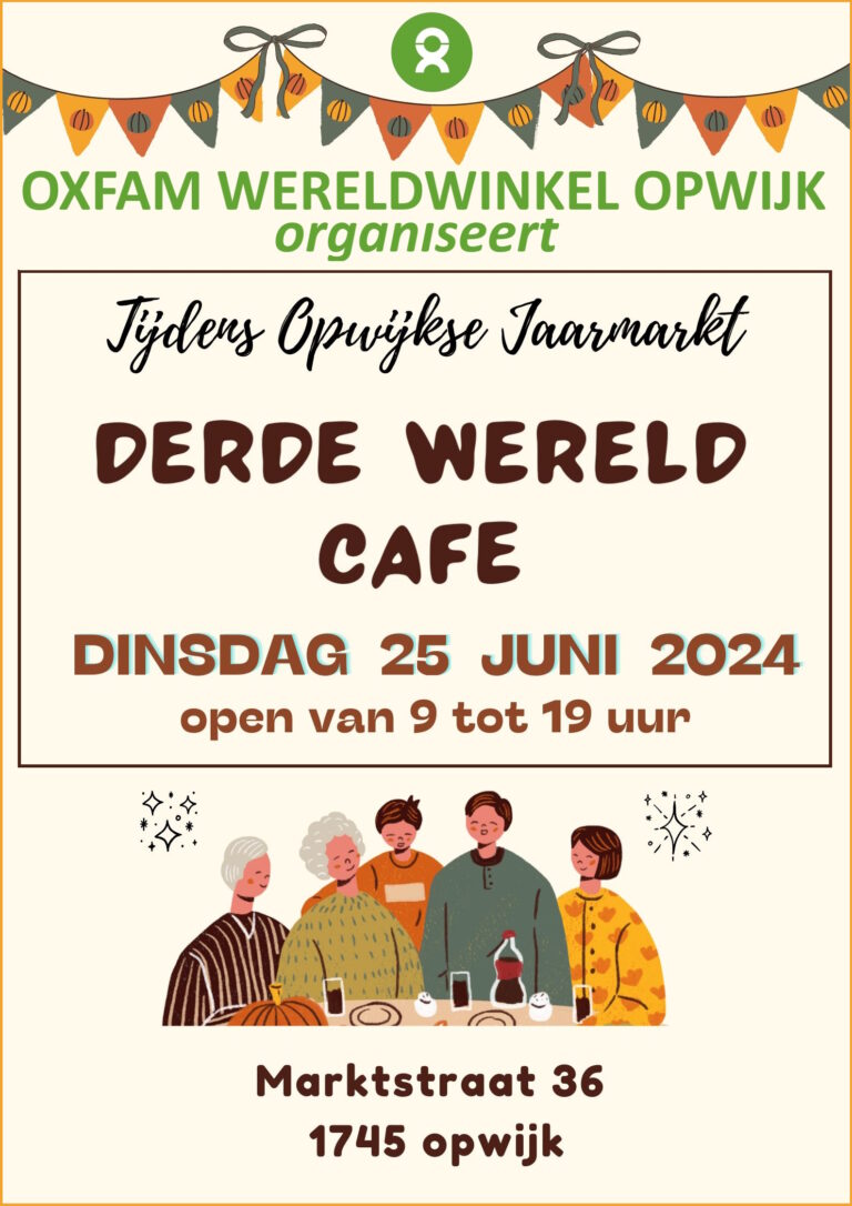 Derde Wereldcafé bij Oxfam Wereldwinkel Opwijk