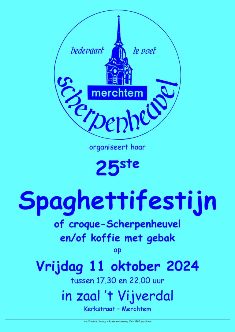 25ste Spaghettiavond MSM