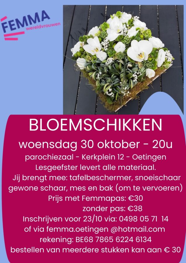 Bloemschikken - een grafstuk voor een geliefde