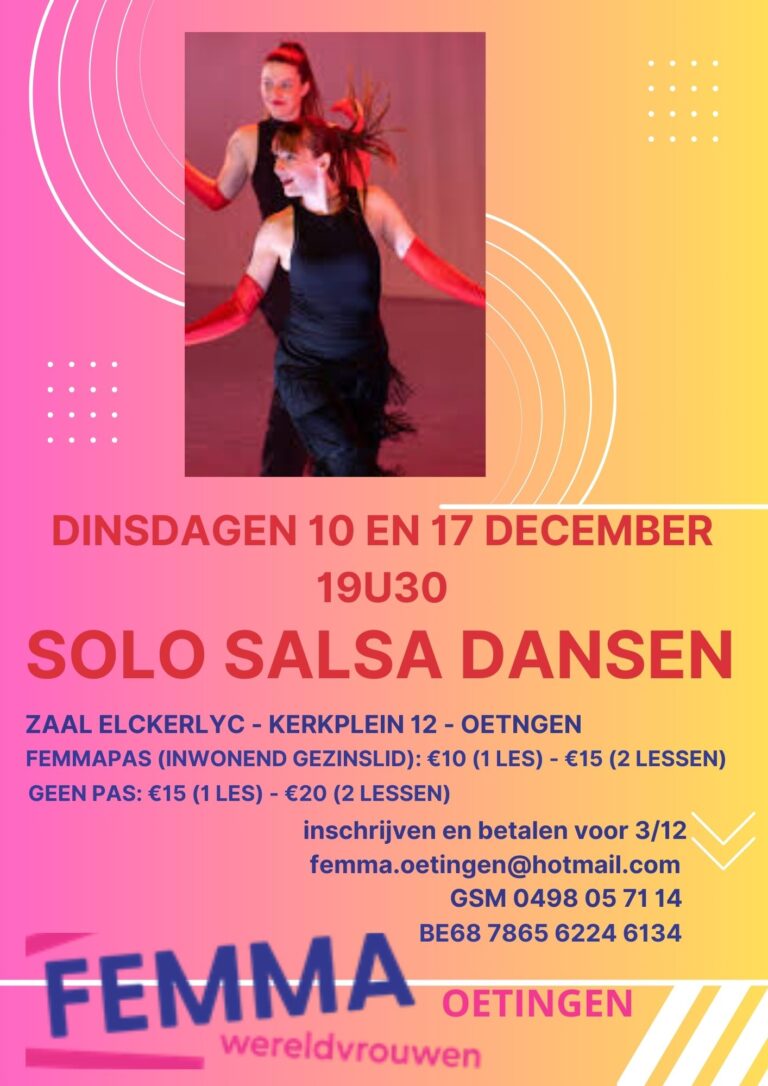 Solo salsa dansen