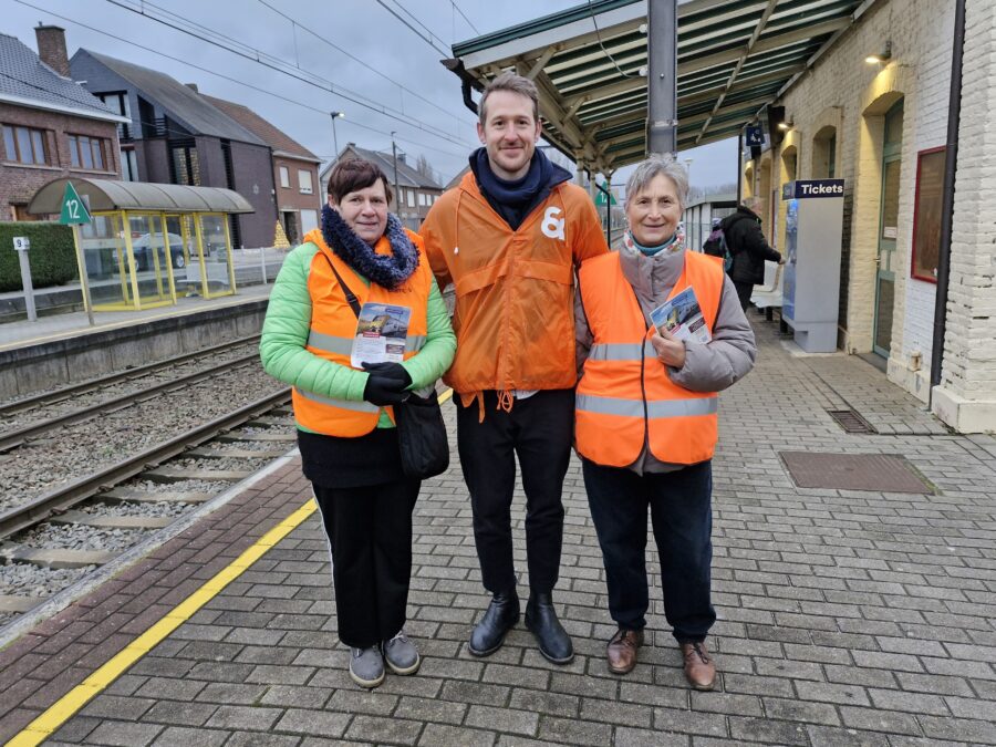 Grootschalige telling van treinreizigers op Lijn 60