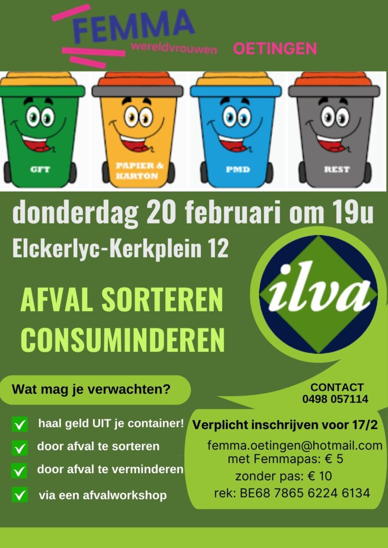 Afval sorteren en consuminderen met ILvA