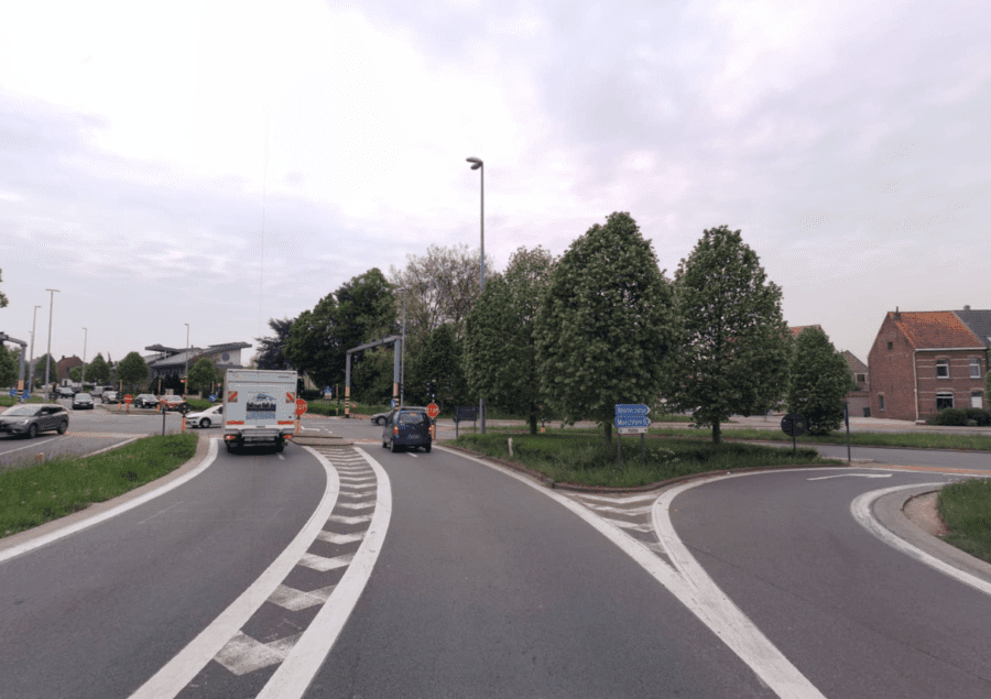 Werken aan afrit A12 op 23 april