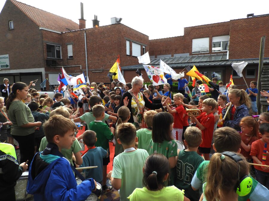 Ten Bos zwaaide juf Pascale uit