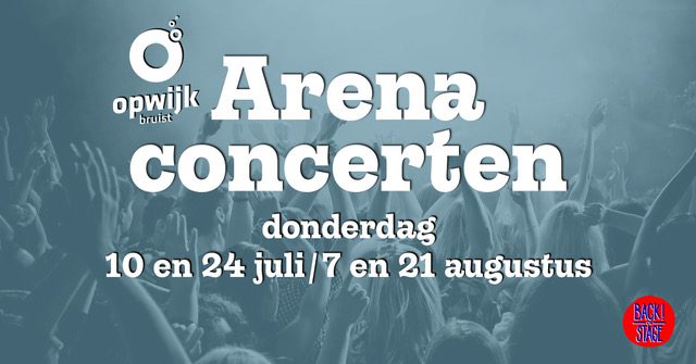 De Arenaconcerten komen er aan