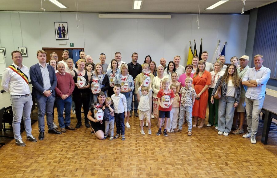 Houten ballekensworp afsluiter van een geweldige kermisweek!