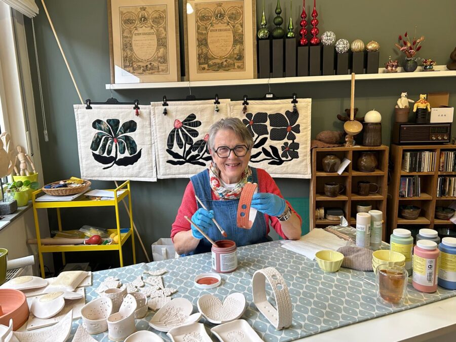 Alida De Feijter stelt haar werken tentoon