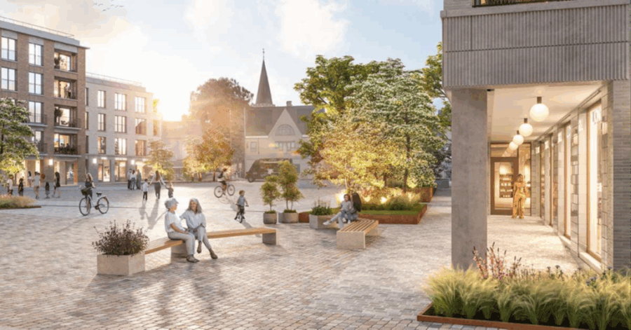 Donderdag wordt het officiële startschot gegeven van het Hopmarktproject. "Het nieuwe dorpshart van Asse"