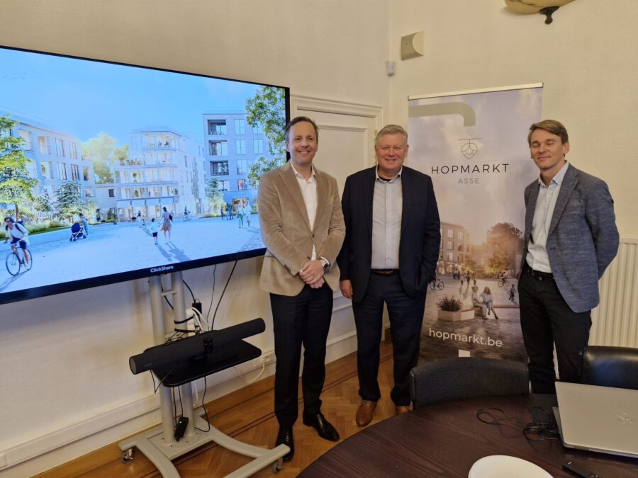 BREAKING NEWS: Asse kondigt nieuw dorpshart aan met Hopmarkt project. (met foto reportage)