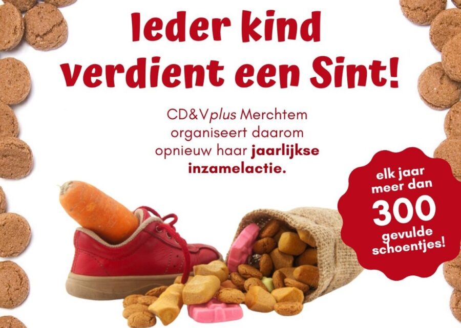 "Ieder kind verdient een Sint," de jaarlijkse actie van cd&vplus Merchtem
