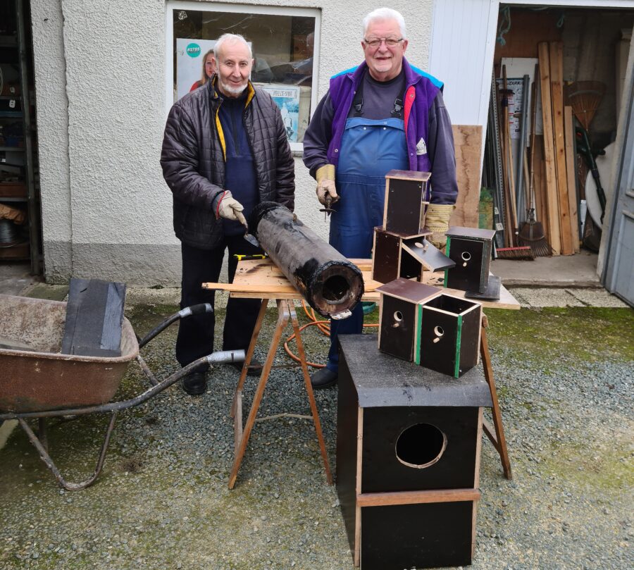 Vogelkasten krijgen nieuw leven bij Natuurpunt dankzij vrijwilligers!