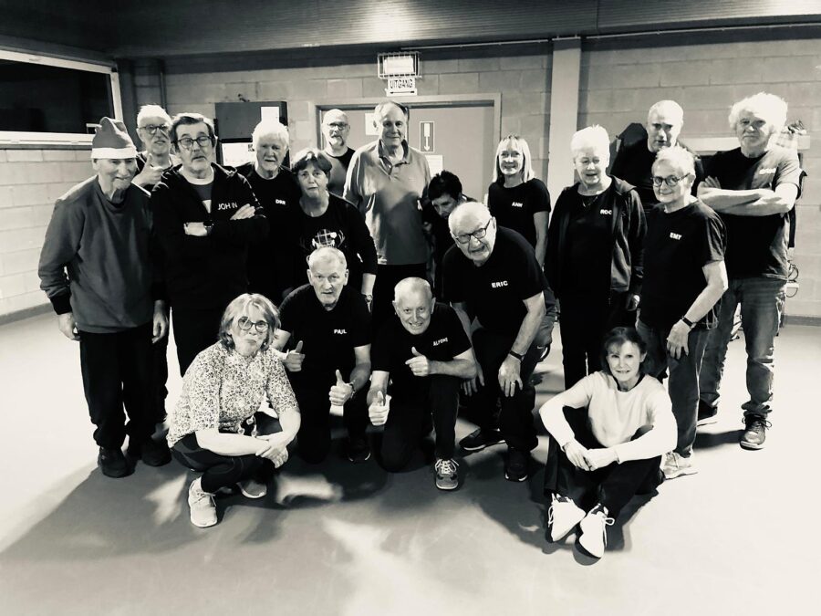 Parkiboksers sloten 2025 af een training in het donker!