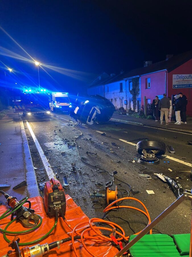 Zwaar verkeersongeluk op de Edingssteenweg in Asse