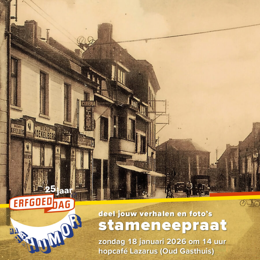 Erfgoeddag brengt op 18 januari cafeverleden in Asse opnieuw tot leven met stameneepraat.