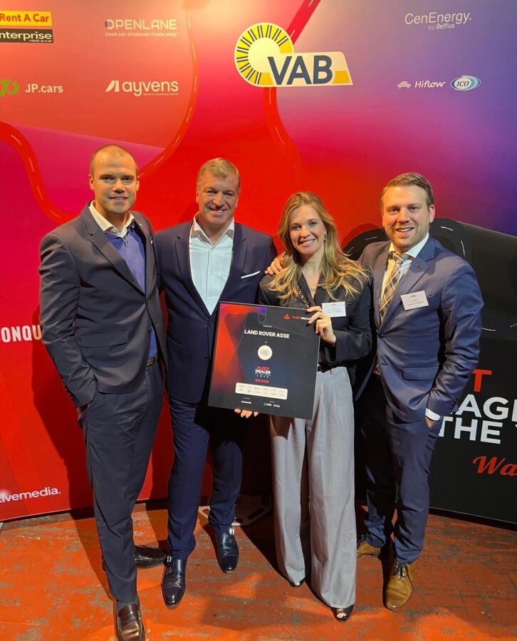 Land Rover Asse - Van Vaerenbergh is verkozen tot Fleet Dealer of the Year 2026