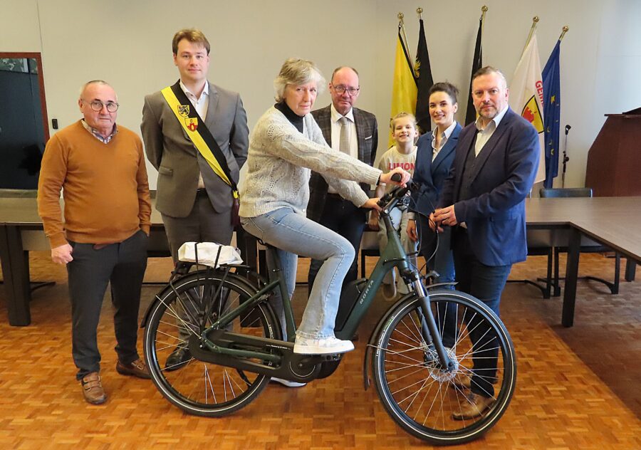 Cathy Bockstaele uit Merchtem kocht lokaal en won een Norta e-bike