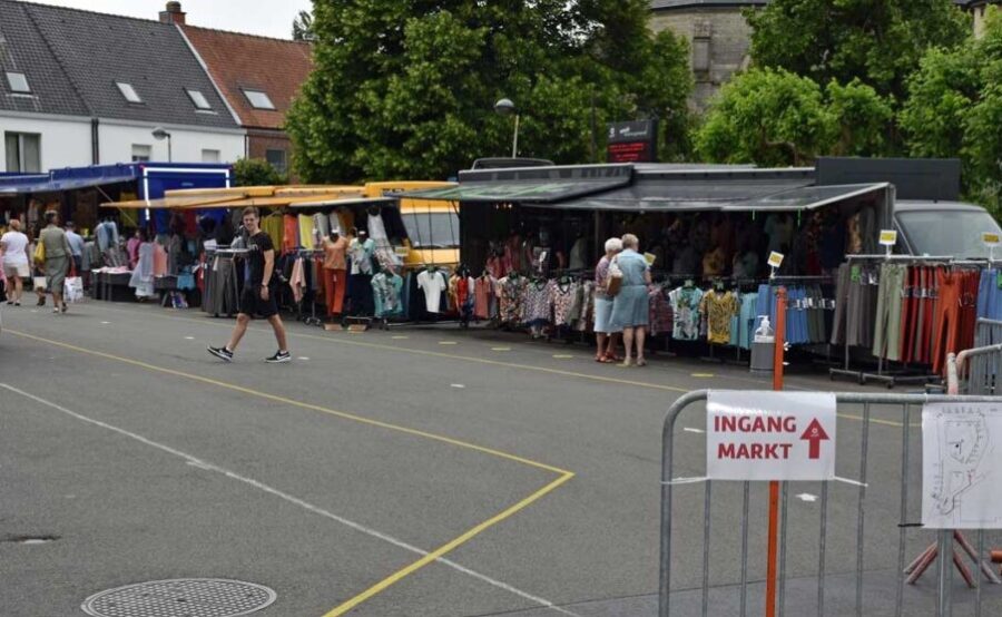 Op de Opwijkse markt krijgt gezelligheid voorrang!