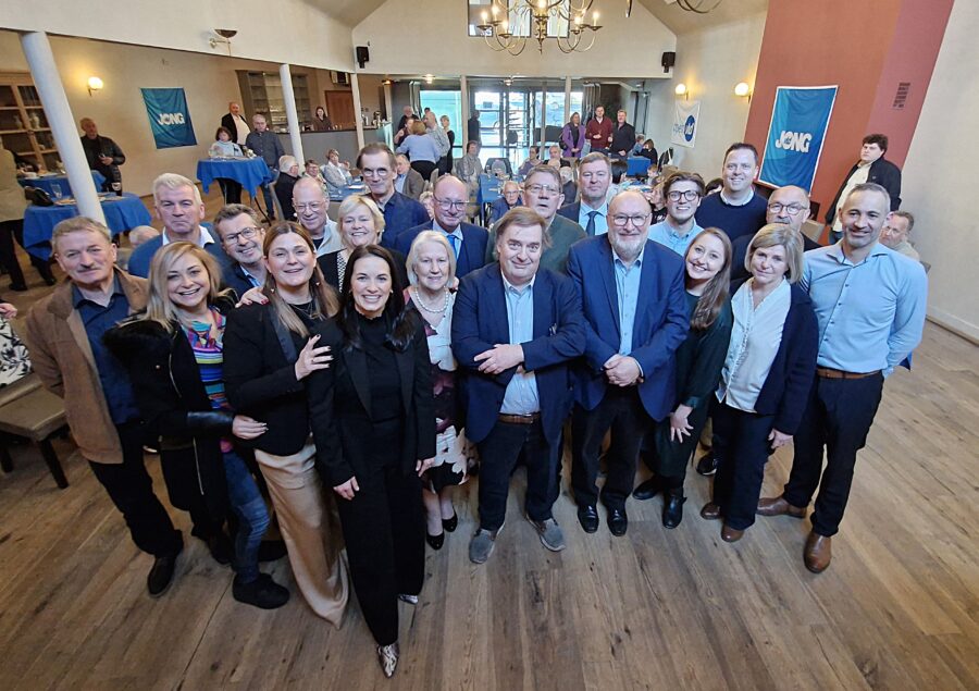 Professor Herman Matthijs op nieuwjaarsreceptie Open VLD Merchtem