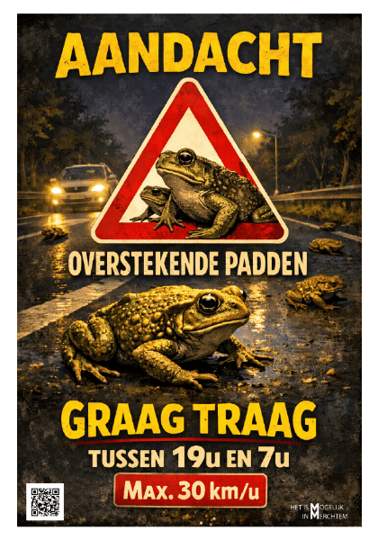 Graag traag, Merchtem lanceert nieuwe paddenactie in de Osselstraat