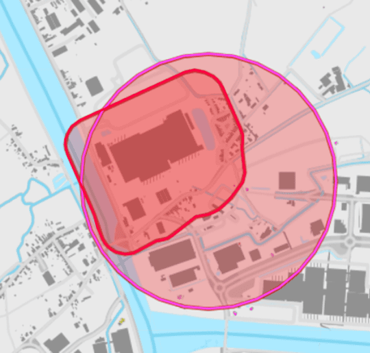 Voorzorgsmaatregelen na vaststelling van PFAS in grensgebied