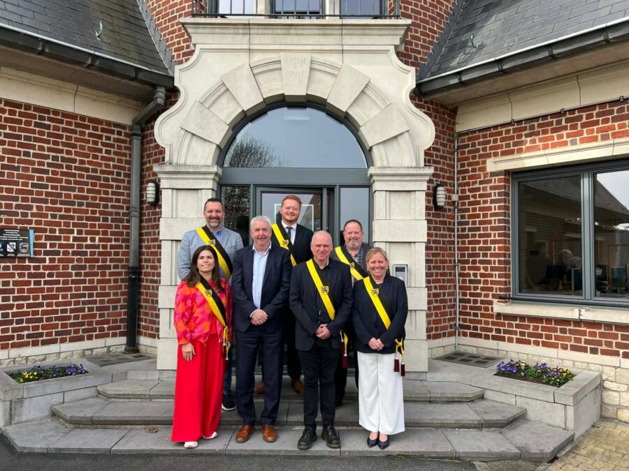 Gouverneur Jan Spooren op bezoek in Opwijk