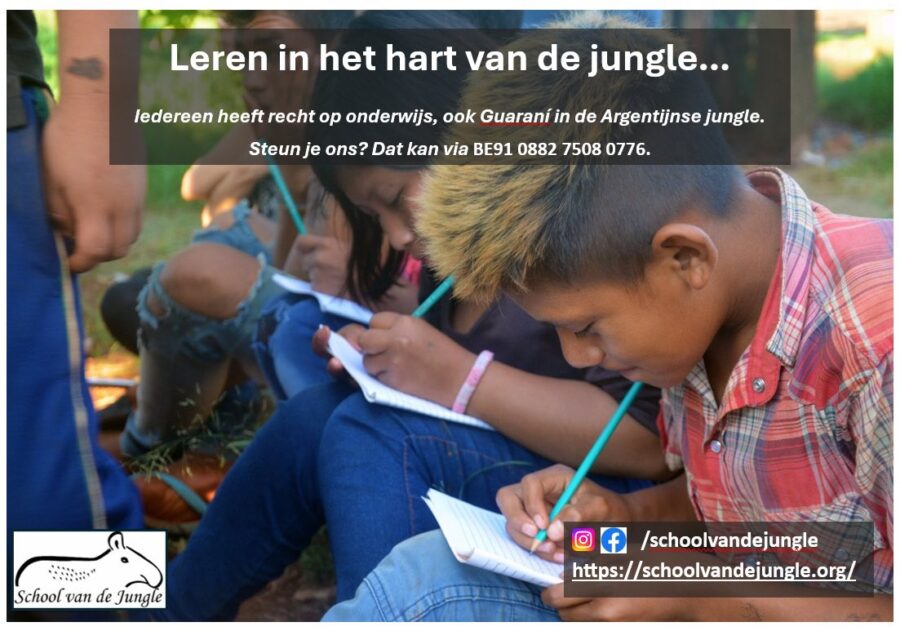 Pieter Robberechts leert kinderen lezen en schrijven in de Argentijnse jungle